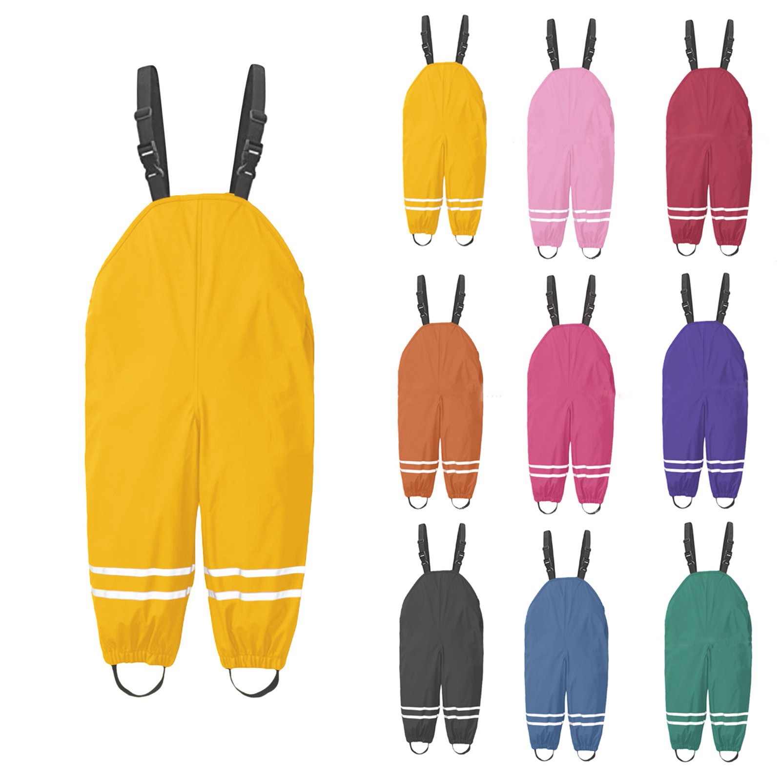 Outdoor Sport Waterproof Pants - 1-8Y المطر السراويل طفل أطفال المطر