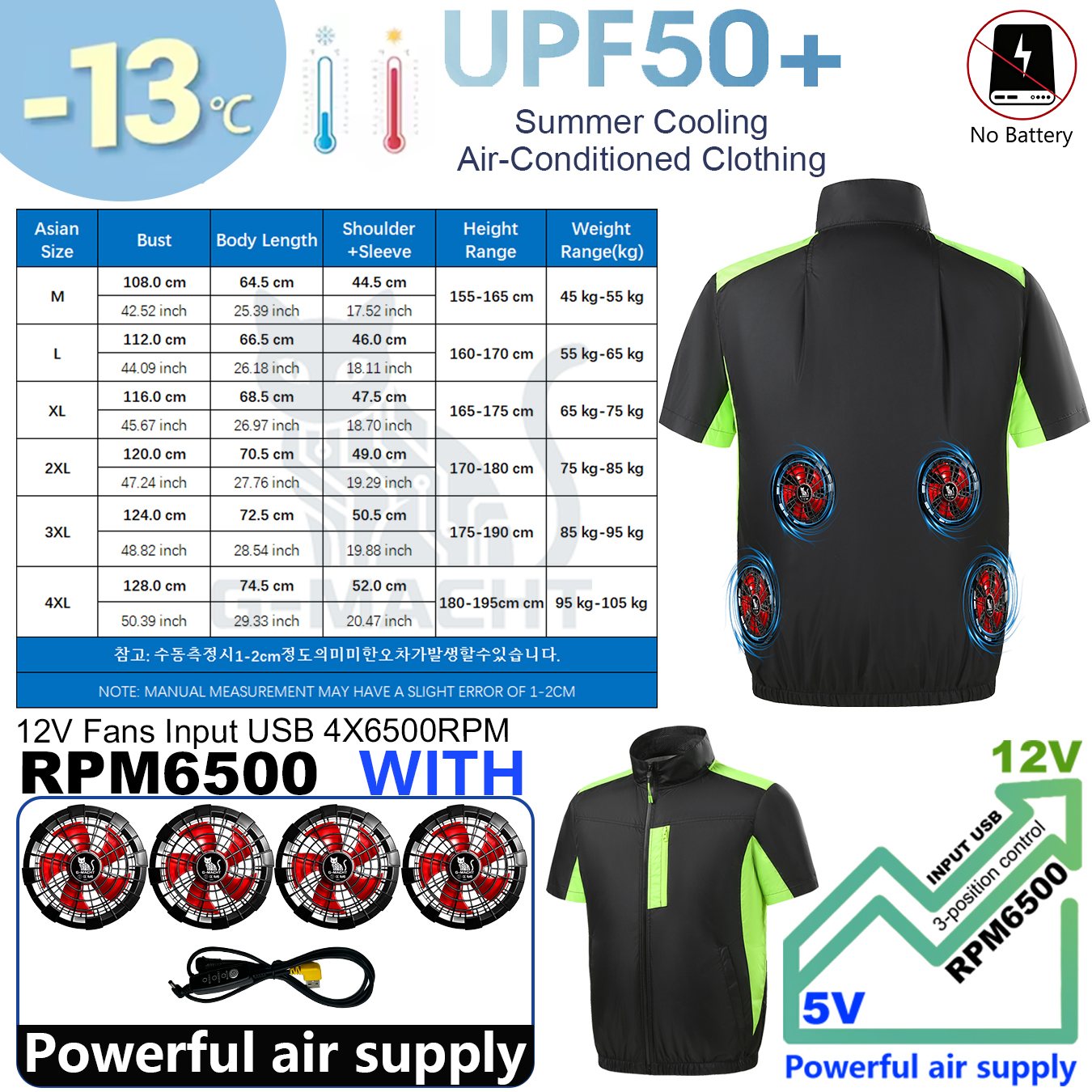 سترة تبريد صيفية بـ 4 مراوح لل - مراجعة Outdoor Sport Windbreaker وسعره