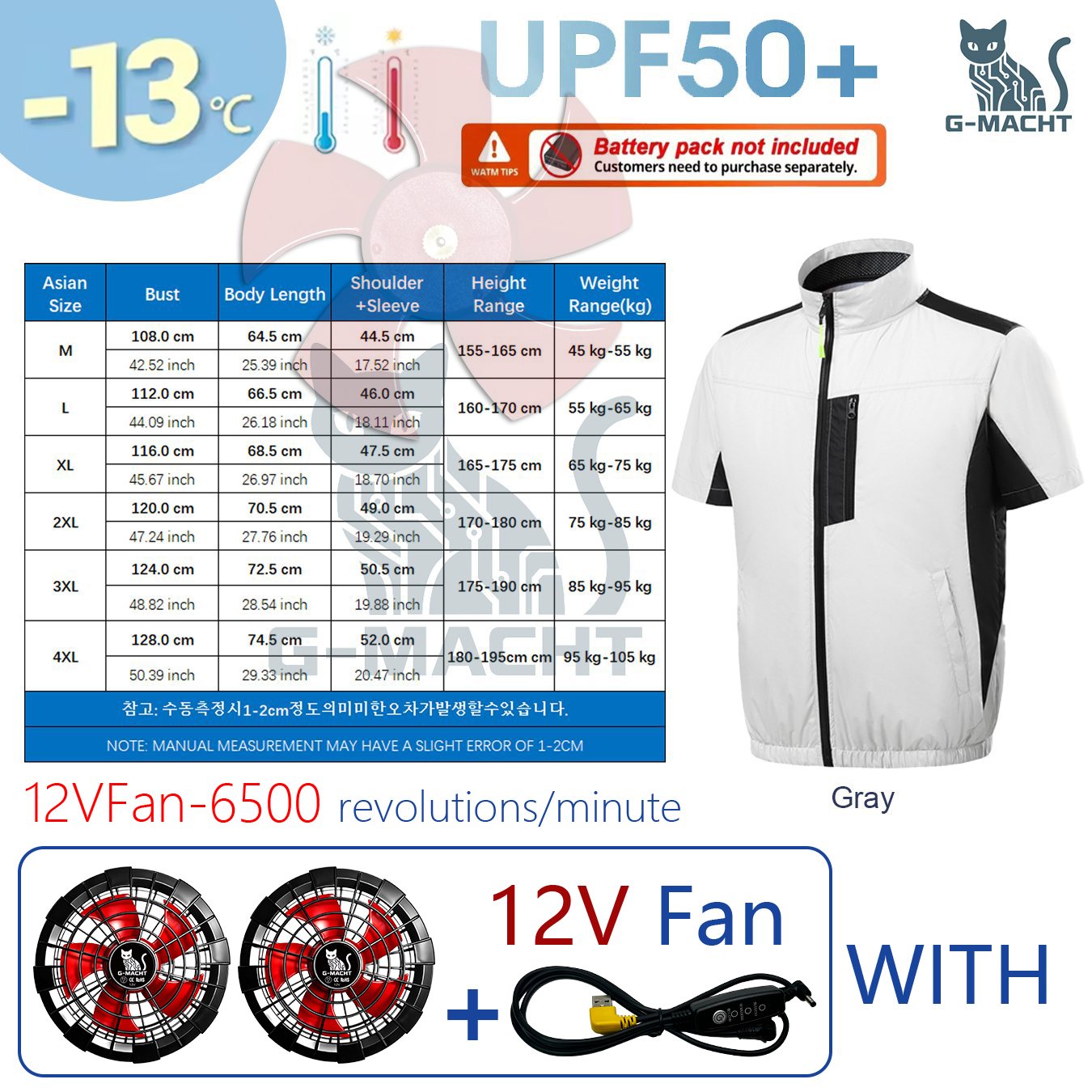 سترة تبريد صيفية بـ 4 مراوح لل - مراجعة Outdoor Sport Windbreaker وسعره