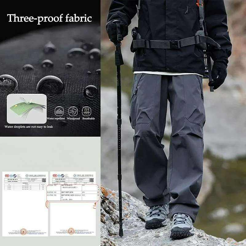 سراويل تسلق للرجال مقاومة للري - مراجعة Outdoor Sport Waterproof Pants وسعره