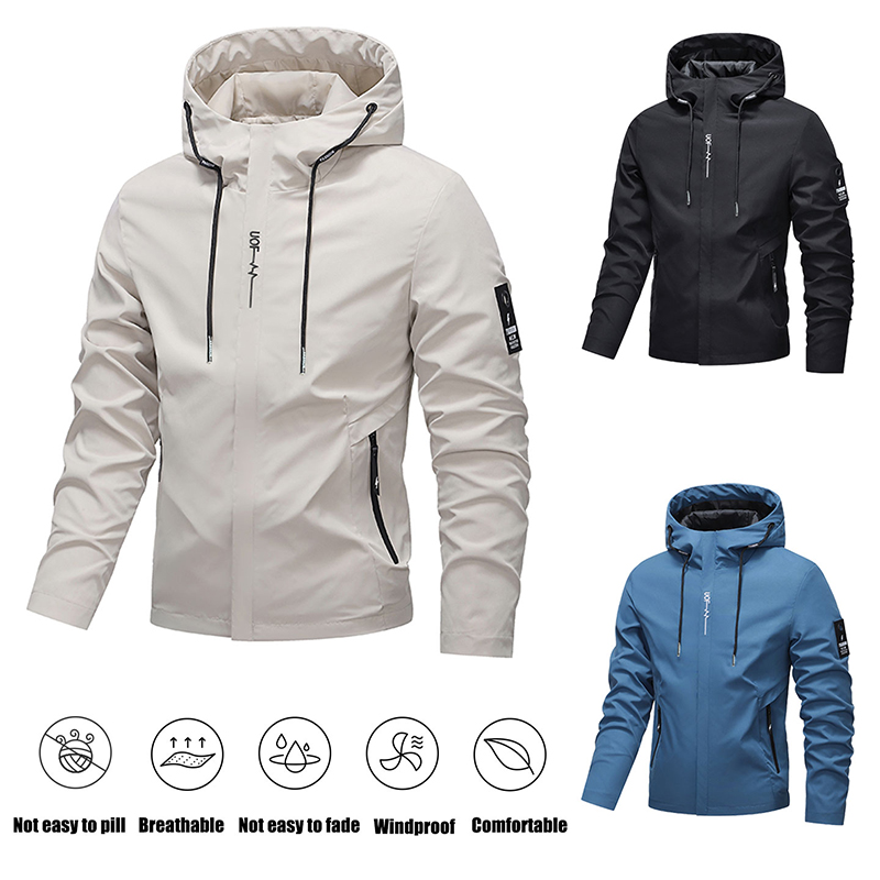 سترة مقاومة للماء للرجال والنس - مراجعة Outdoor Sport Windbreaker وسعره
