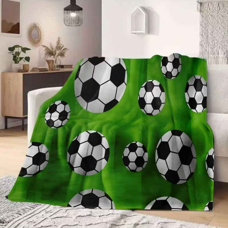 بطانية دافئة مريحة بتصميم كرة  - مراجعة Outdoor Sport Background وسعره