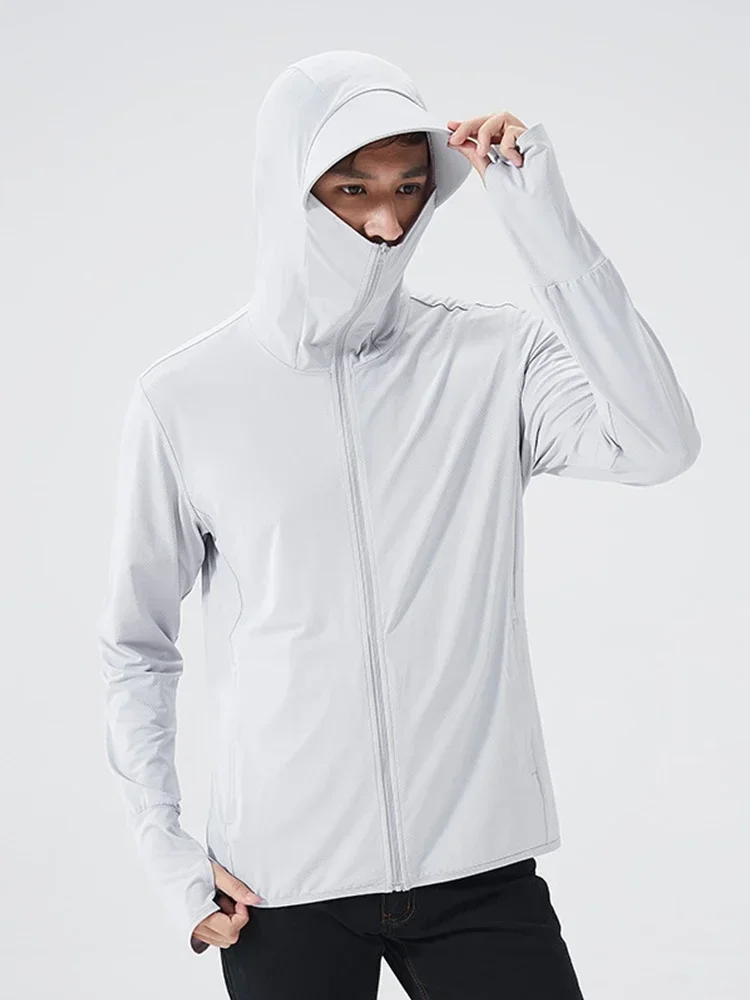 الصيف مقنعين سترة UPF 50 + UV  - مراجعة Outdoor Sport Windbreaker وسعره