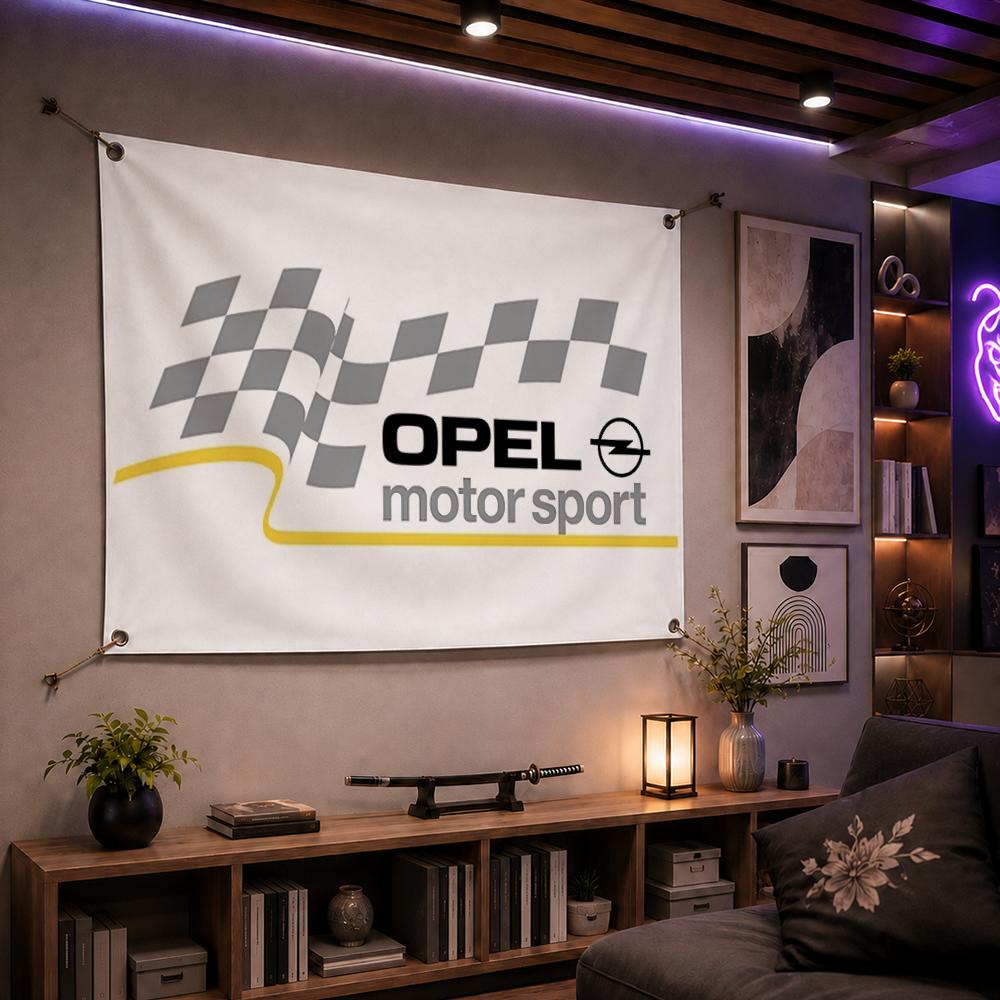 أعلام معدنية بشعار O-Opels Mot - مراجعة Outdoor Sport Background وسعره